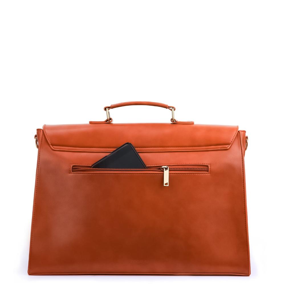 Lavinque Bags Sac à Main Décor Nœud | Marron Chocolat | Féminin, Chic et Original