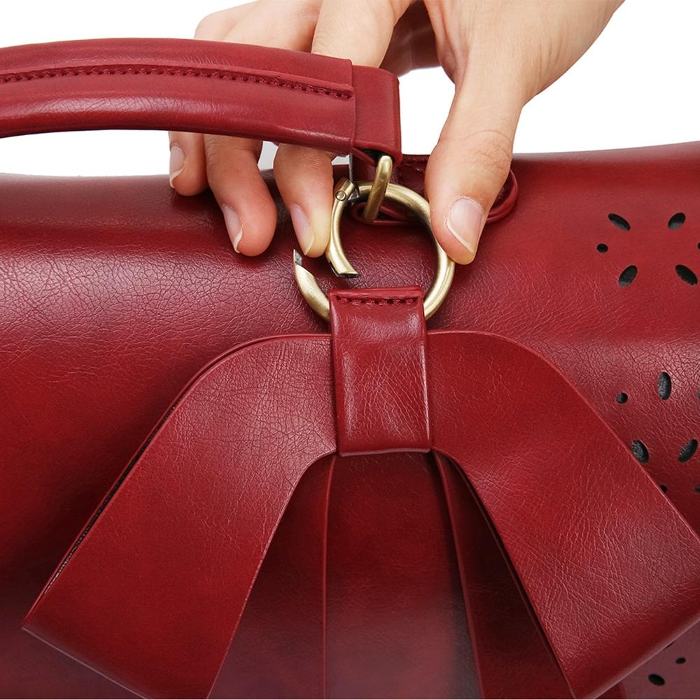 Lavinque Bags Sac à Main Décor Nœud | Marron Chocolat | Féminin, Chic et Original