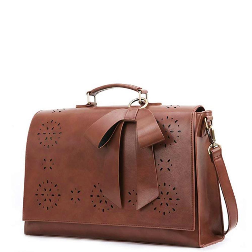 Lavinque Bags Sac à Main Décor Nœud | Marron Chocolat | Féminin, Chic et Original