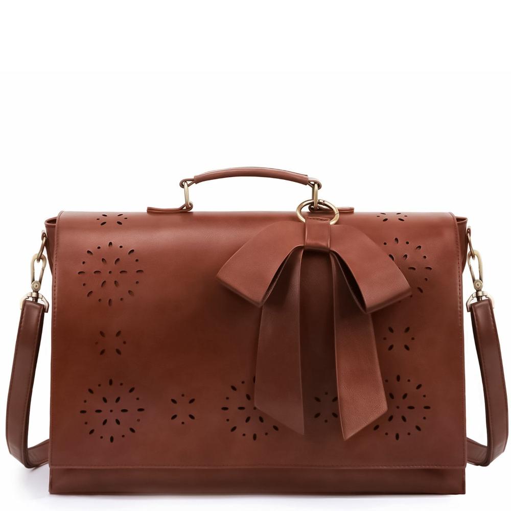 Lavinque Bags Sac à Main Décor Nœud | Marron Chocolat | Féminin, Chic et Original