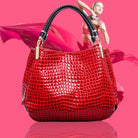 Lavinque bags Sac à Main Élégant | Cuir Croco | Chic et Tendance