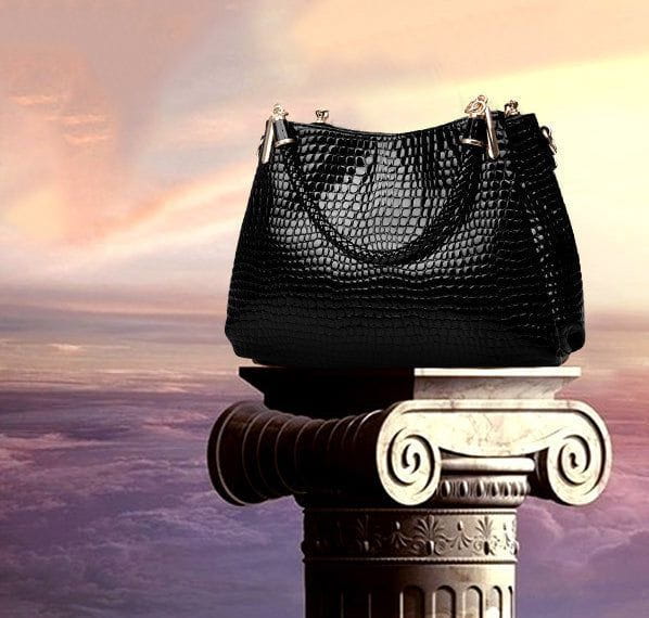 Lavinque bags Sac à Main Élégant | Cuir Croco | Chic et Tendance