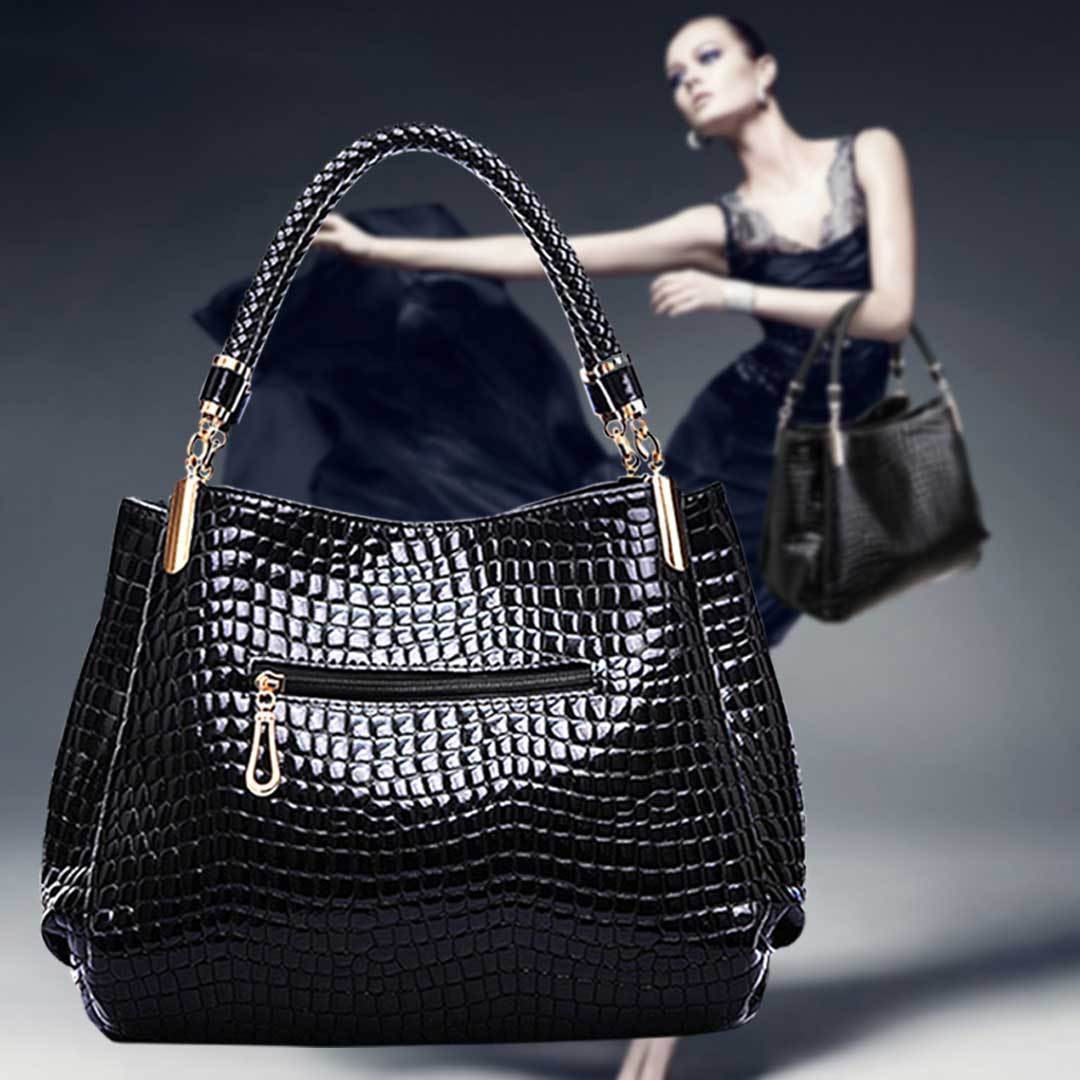 Lavinque bags Sac à Main Élégant | Cuir Croco | Chic et Tendance