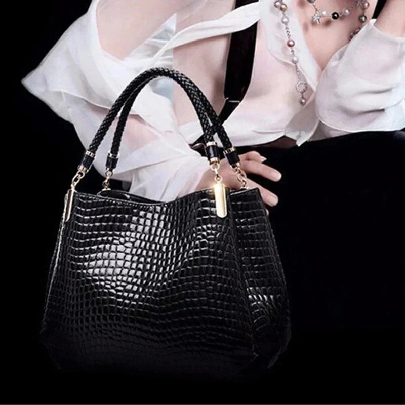 Lavinque bags Sac à Main Élégant | Cuir Croco | Chic et Tendance