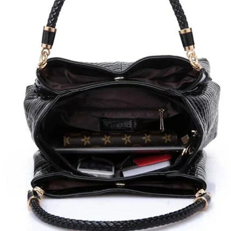 Lavinque bags Sac à Main Élégant | Cuir Croco | Chic et Tendance