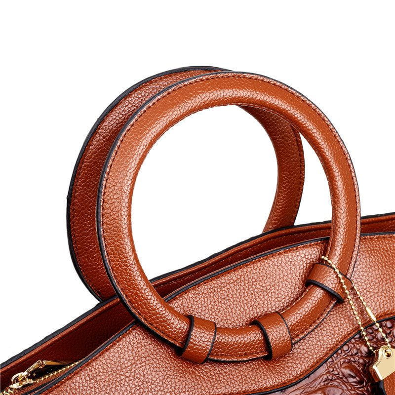 Lavinque Bags Sac à Main Élégant | Cuir Style Croco | Chic & Sophistiqué