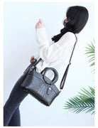 Lavinque Bags Sac à Main Élégant | Cuir Style Croco | Chic & Sophistiqué