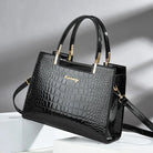 Lavinque Bags Sac à Main Élégant | Effet Croco | Chic et Intemporel