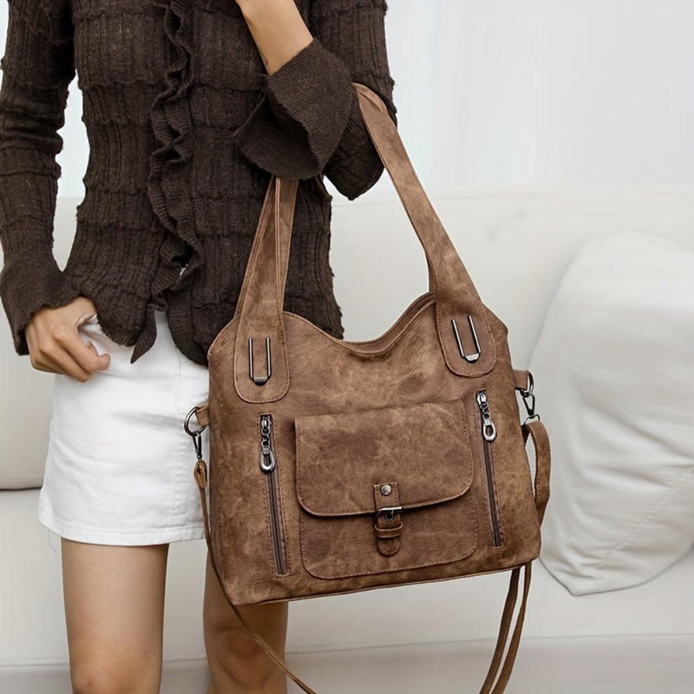 Lavinque Bags Sac à Main | Marron Clair | Pratique & Multi-poches