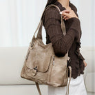 Lavinque Bags Sac à Main | Marron Clair | Pratique & Multi-poches