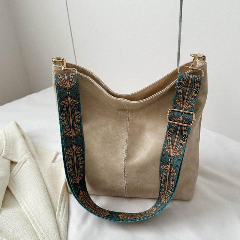 Lavinque Bags Sac Bandoulière Bohème | Marron Vintage | Pratique et Original