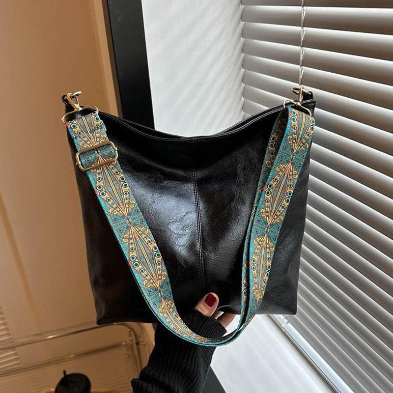 Lavinque Bags Sac Bandoulière Bohème | Marron Vintage | Pratique et Original