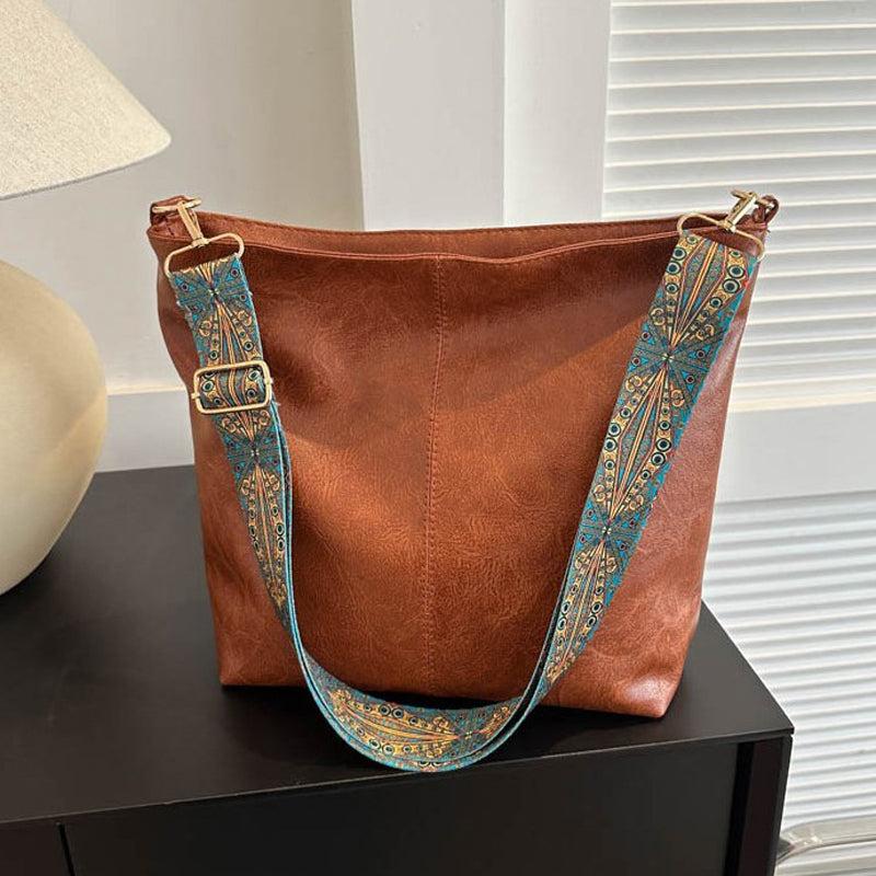 Lavinque Bags Sac Bandoulière Bohème | Marron Vintage | Pratique et Original