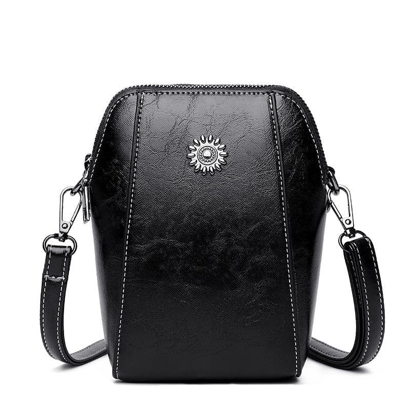 Lavinque Bags Sac bandoulière compact | Noir | Élégance et fonctionnalité