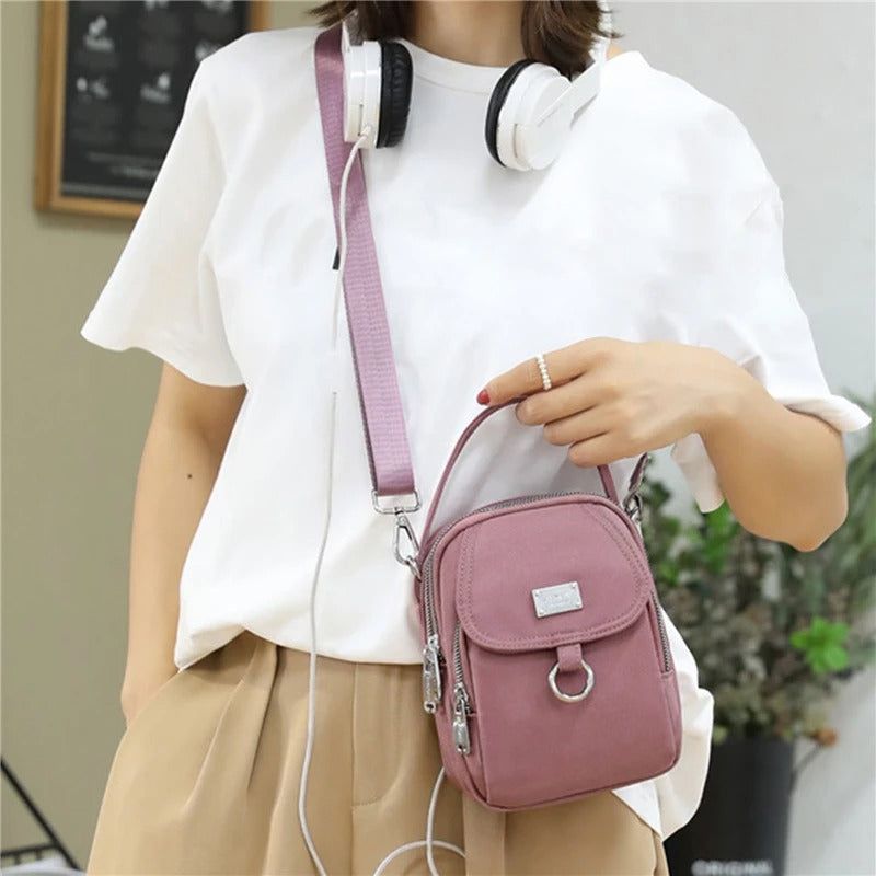 Lavinque Bags Sac bandoulière compact | Rose | Pratique et tendance