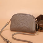 Lavinque Bags Sac Bandoulière | Effet Croco Noir | Élégant & Texturé