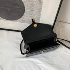 Lavinque Bags Sac Bandoulière Élégant à Boucle Dorée | Noir Classique | Sophistication et Polyvalence