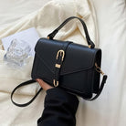 Lavinque Bags Sac Bandoulière Élégant à Boucle Dorée | Noir Classique | Sophistication et Polyvalence