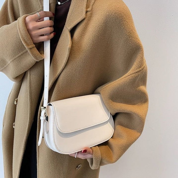 Lavinque Bags Sac Bandoulière Élégant | Cuir Lisse | Minimaliste et Chic