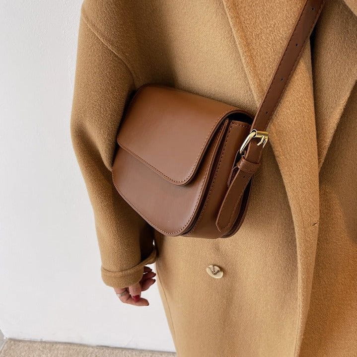 Lavinque Bags Sac Bandoulière Élégant | Cuir Lisse | Minimaliste et Chic
