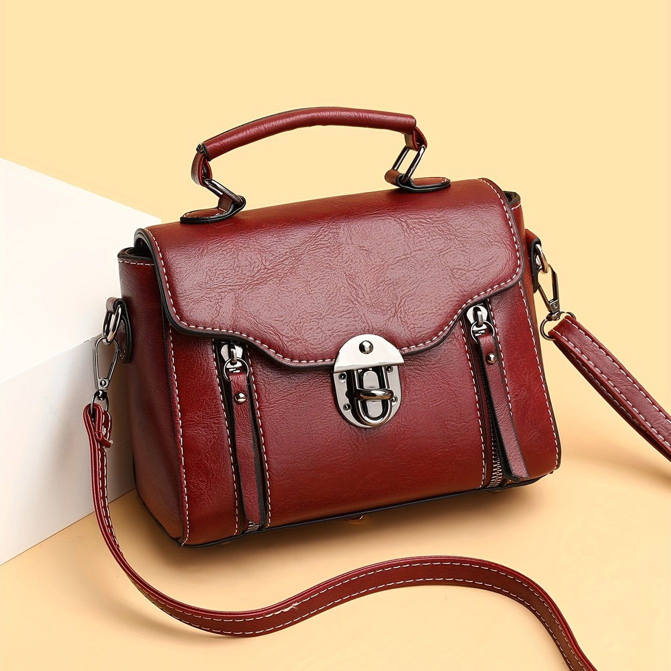 Lavinque Bags Sac Bandoulière Élégant | Cuir PU | Compact et Chic