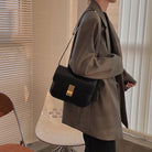 Lavinque Bags Sac Bandoulière Élégant | Noir | Minimalisme et Raffinement