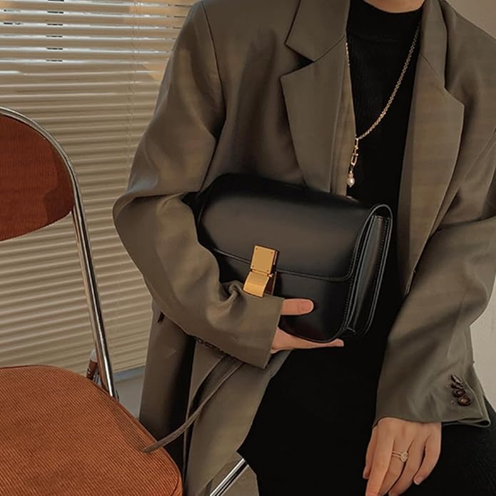 Lavinque Bags Sac Bandoulière Élégant | Noir | Minimalisme et Raffinement