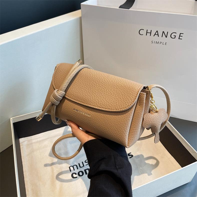 Lavinque Bags Sac bandoulière en cuir | Noir | Élégant et minimaliste
