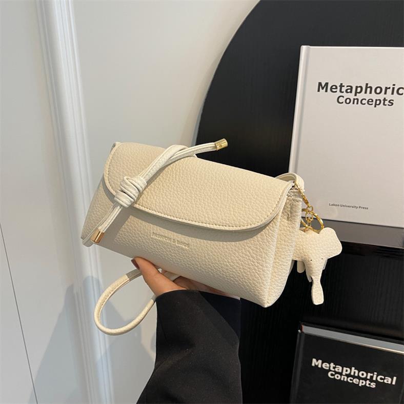 Lavinque Bags Sac bandoulière en cuir | Noir | Élégant et minimaliste