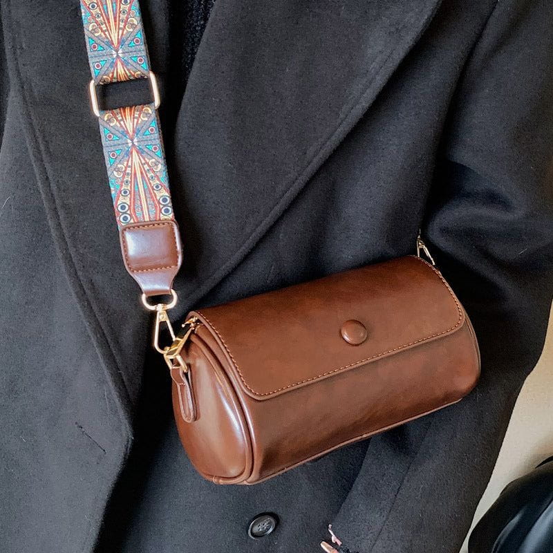 Lavinque Bags Sac bandoulière en cuir synthétique | Marron | Élégance et praticité
