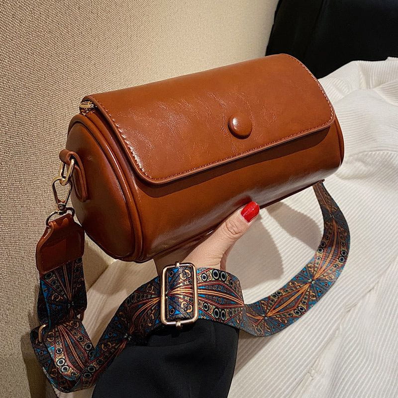 Lavinque Bags Sac bandoulière en cuir synthétique | Marron | Élégance et praticité