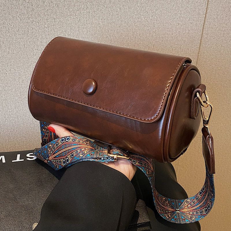 Lavinque Bags Sac bandoulière en cuir synthétique | Marron | Élégance et praticité