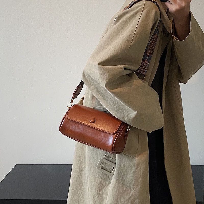 Lavinque Bags Sac bandoulière en cuir synthétique | Marron | Élégance et praticité