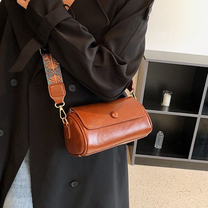 Lavinque Bags Sac bandoulière en cuir synthétique | Marron | Élégance et praticité