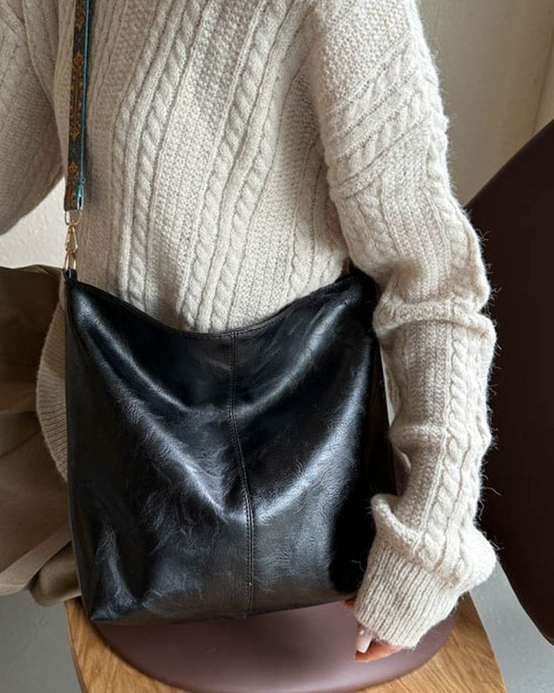 Lavinque Bags Sac bandoulière en cuir synthétique | Marron | Élégance et praticité au quotidien