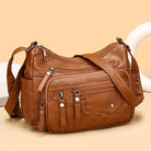 Lavinque Bags Sac Bandoulière Multi-Poches | Cuir PU | Pratique et Moderne