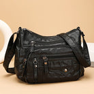 Lavinque Bags Sac Bandoulière Multi-Poches | Cuir PU | Pratique et Moderne