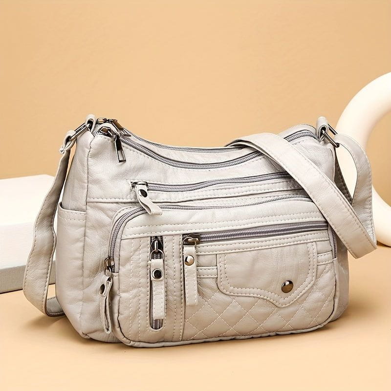 Lavinque Bags Sac Bandoulière Multi-Poches | Cuir PU | Pratique et Moderne