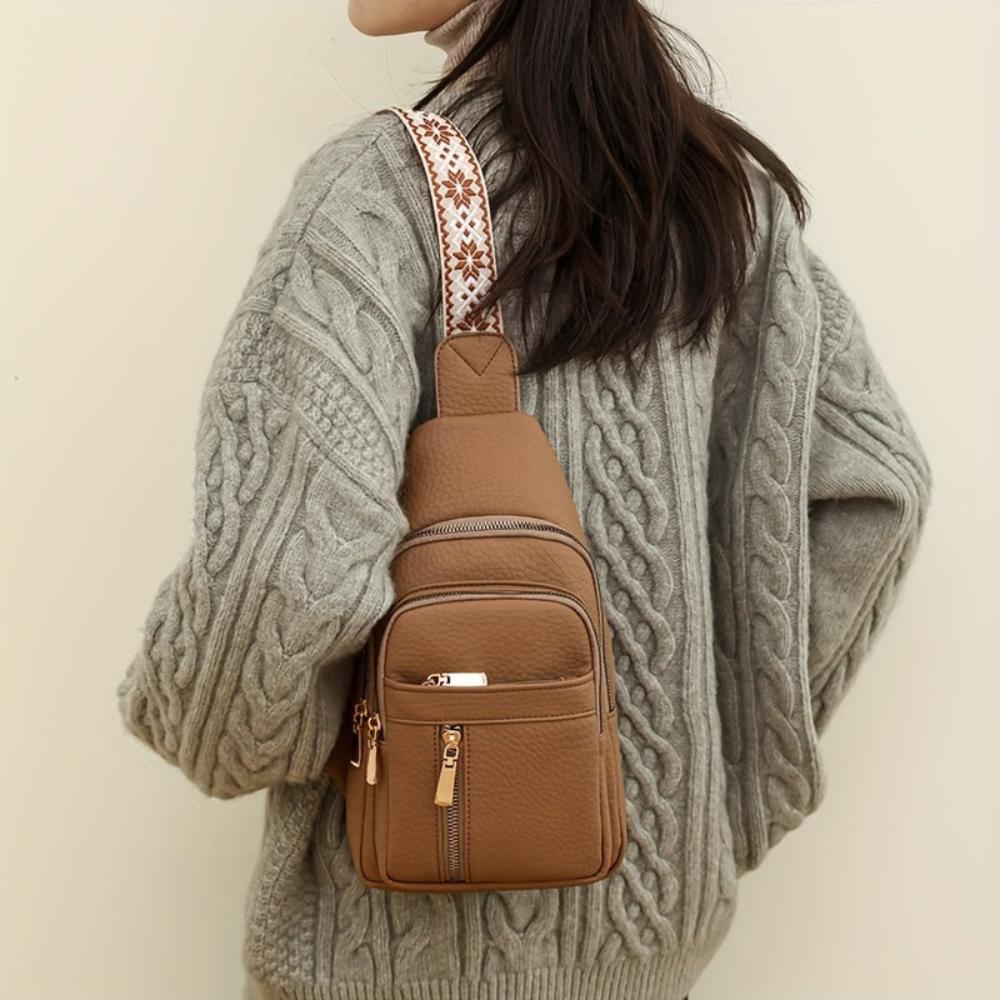 Lavinque Bags Sac Bandoulière Sling | Camel | Pratique & Bohème