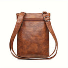 Lavinque Bags Sac Bandoulière Vertical | Marron | Compact & Fonctionnel