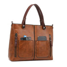 Lavinque Bags Sac Cabas | Cuir Synthétique & Multiples Poches | Élégance & Fonctionnalité