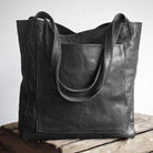Lavinque Bags Sac Cabas Élégant | Cuir Végan Marron | Grand, Solide et Intemporel
