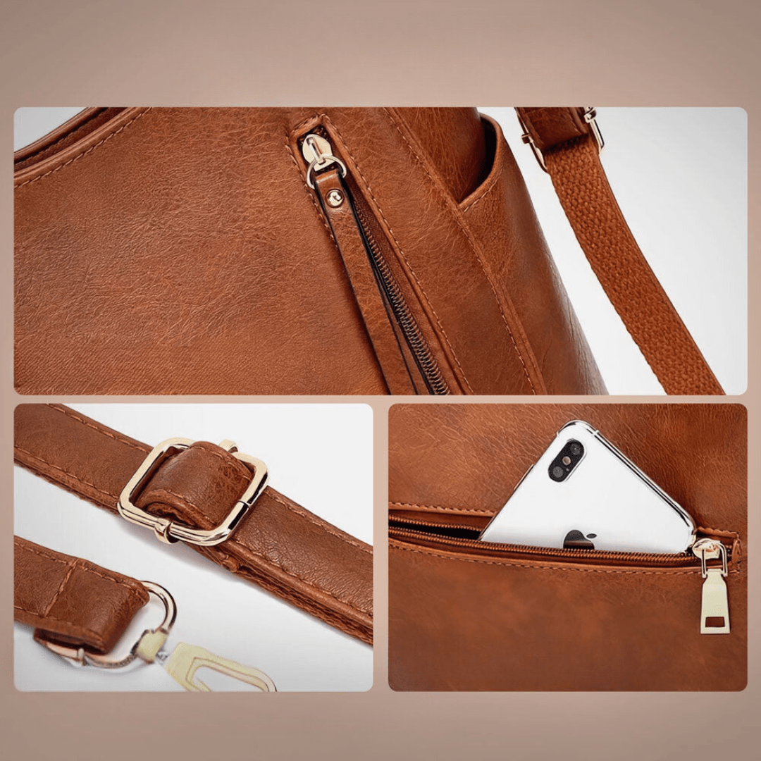 Lavinque Bags Sac Cabas | Marron | Grand & Élégant