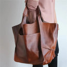 Lavinque Bags Sac Cabas Oversize | Marron | Souple & Minimaliste