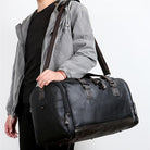 Lavinque Bags Sac de Voyage | Noir & Marron | Élégant & Fonctionnel