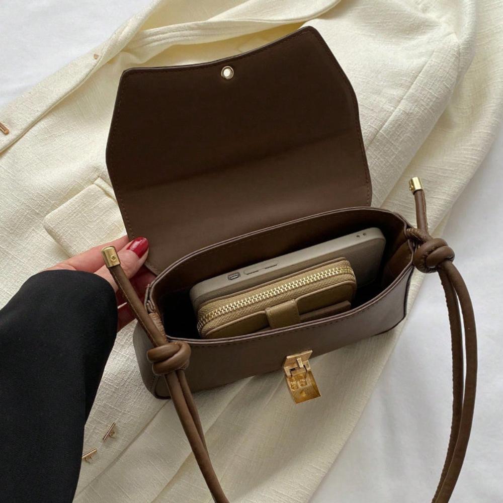 Lavinque Bags Sac Épaule | Marron Chocolat | Minimaliste & Chic