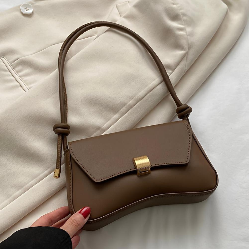 Lavinque Bags Sac Épaule | Marron Chocolat | Minimaliste & Chic