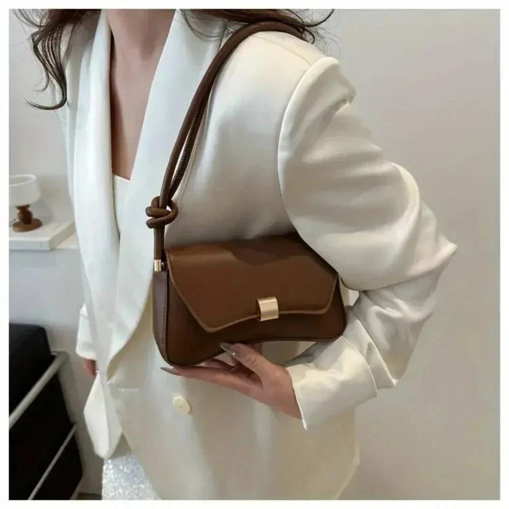Lavinque Bags Sac Épaule | Marron Chocolat | Minimaliste & Chic