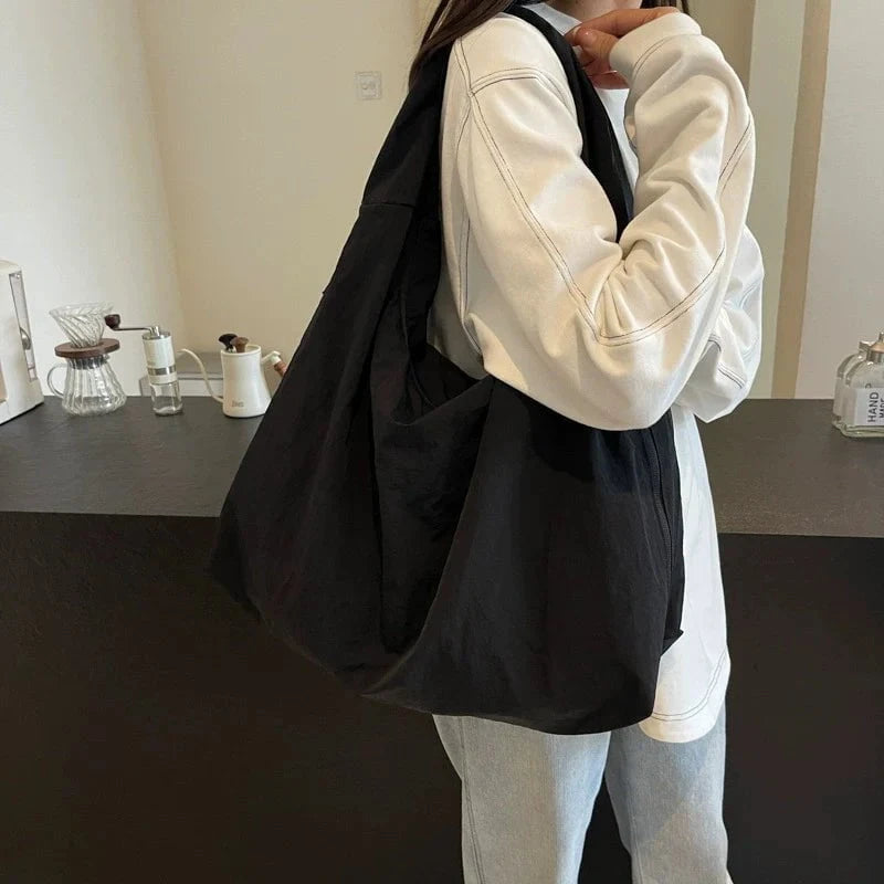 Lavinque Bags Sac Hobo Noir | Souple et Minimaliste | Ultra Léger et Tendance