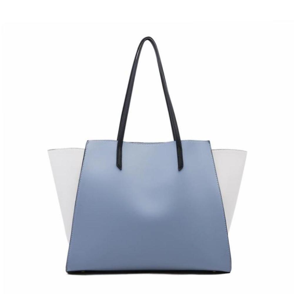 Lavinque Bags Set de Sacs 4 Pièces | Bleu Poudré & Blanc | Élégance Polyvalente